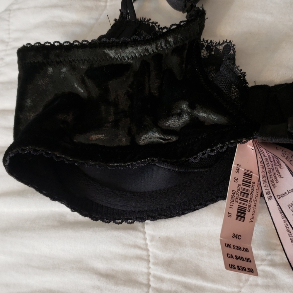 BUY 1 GET 1 FREE VICTORIA SECRET BLACK LACE BRA - Picture 7 of 8